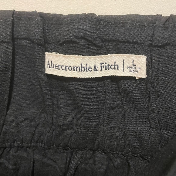 Abercrombie and Fitch Black Mini Shift Dress Size Large - Picture 5 of 5